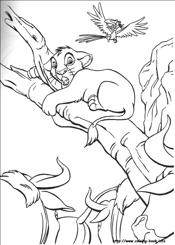 The Lion King coloring picture